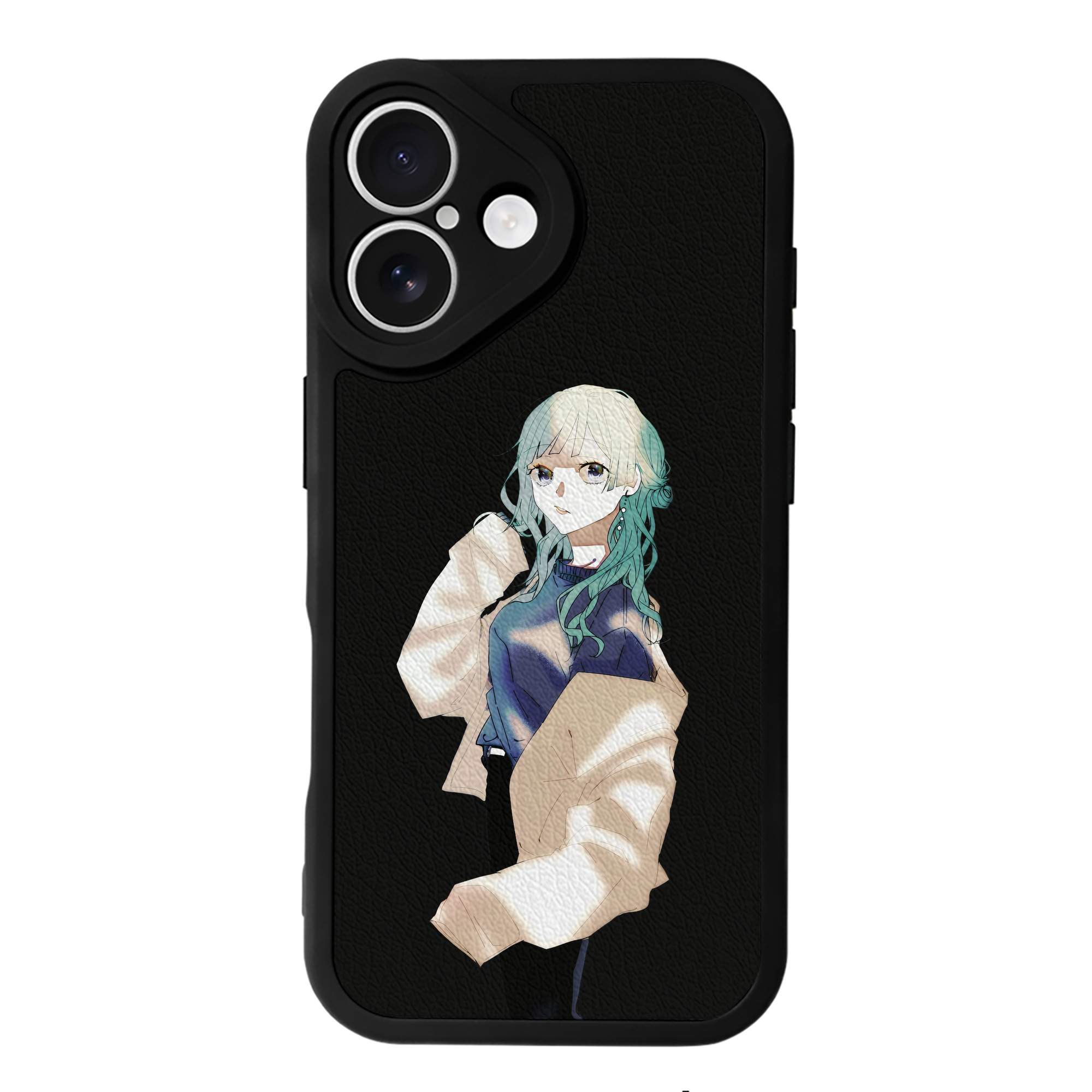 （画像用） 呪術廻戦 Jujutsu Kaisen 【iPhone 16シリーズ対応】シリコンスマホケース（レザー調） 材質：シリコン